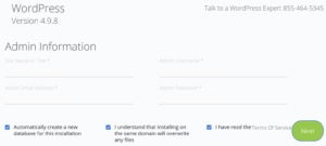 wordpress-admin-info